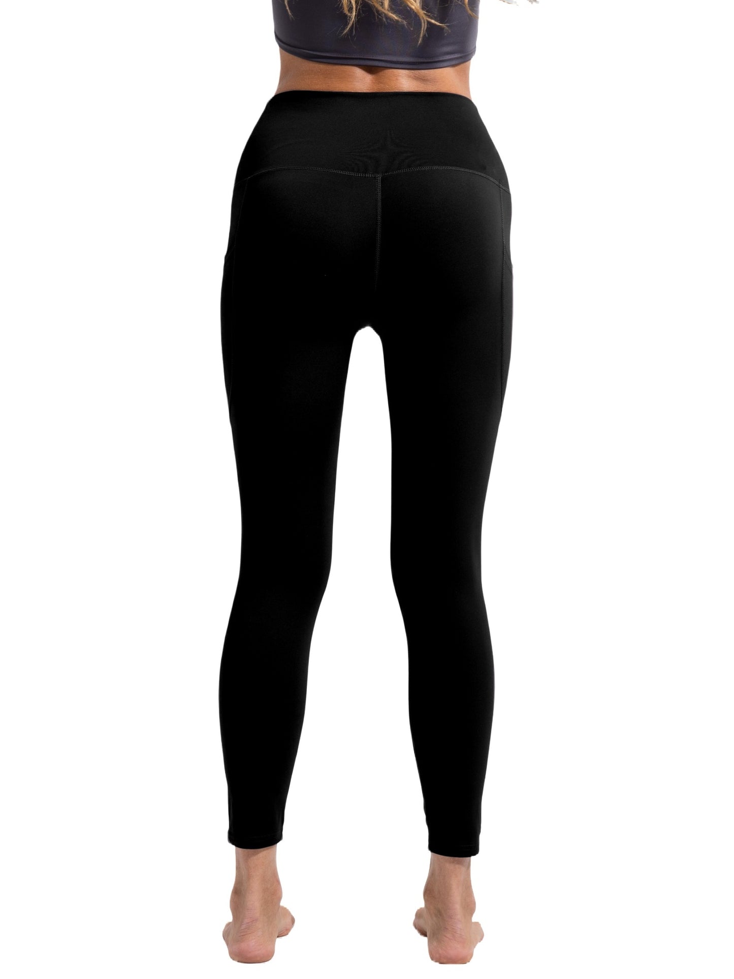 Women's High Waist Yoga Leggings with Pockets Tummy Control Workout Tights