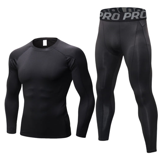 YUSHOW Mens Thermals Underwear Set Thin Wicking Base Layer Crew Neck Long Johns