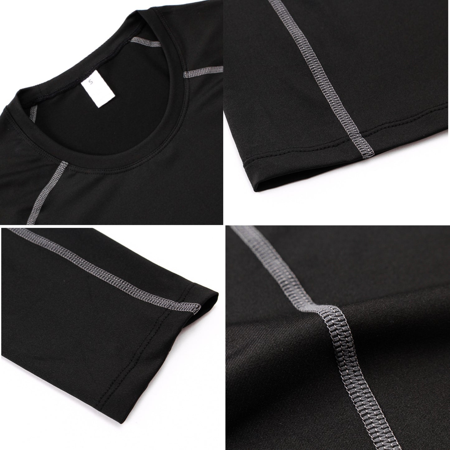 YUSHOW Mens Thermals Underwear Set Thin Wicking Base Layer Crew Neck Long Johns