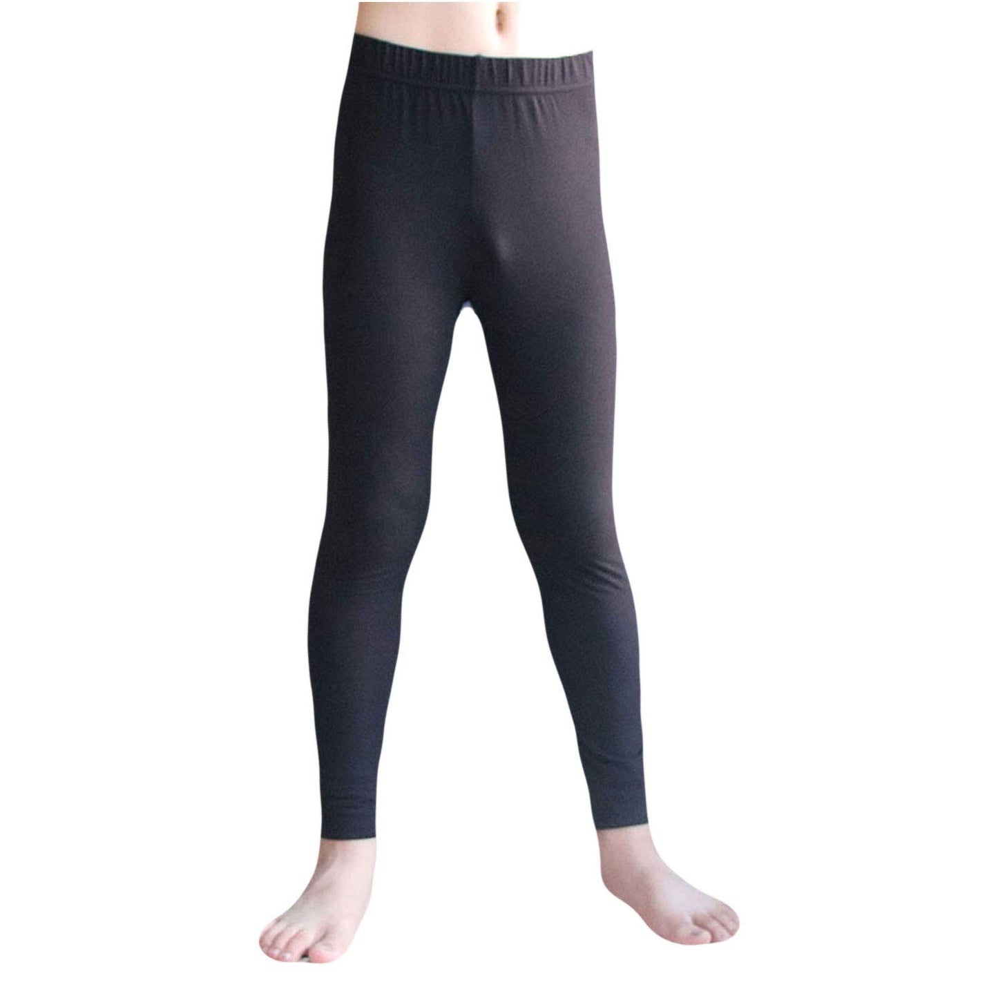 YUSHOW Boys Thermal Pants Unisex Long John Base Layer Underwear Bottoms Insulated for Outdoor Ski Warmth/Extreme Cold Pajamas Size Large