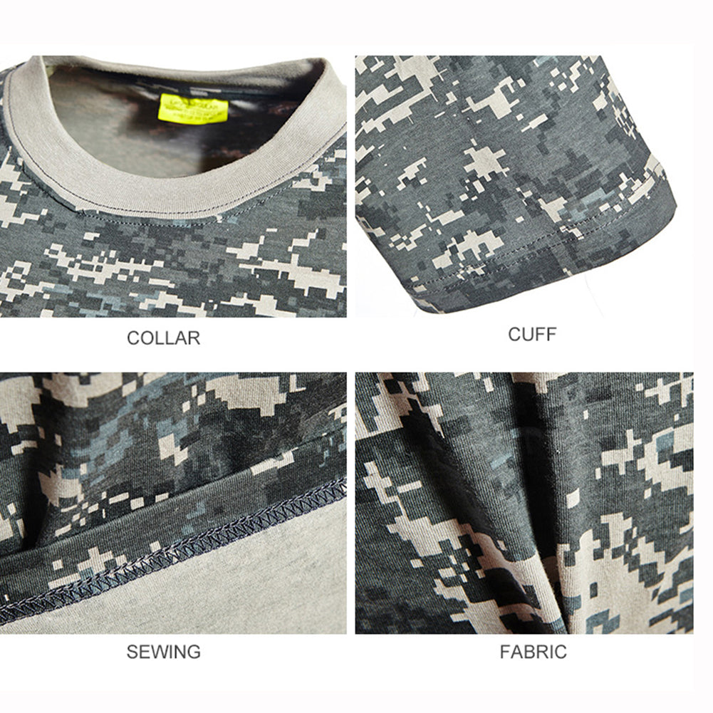 YUSHOW Camouflage Military T-Shirt