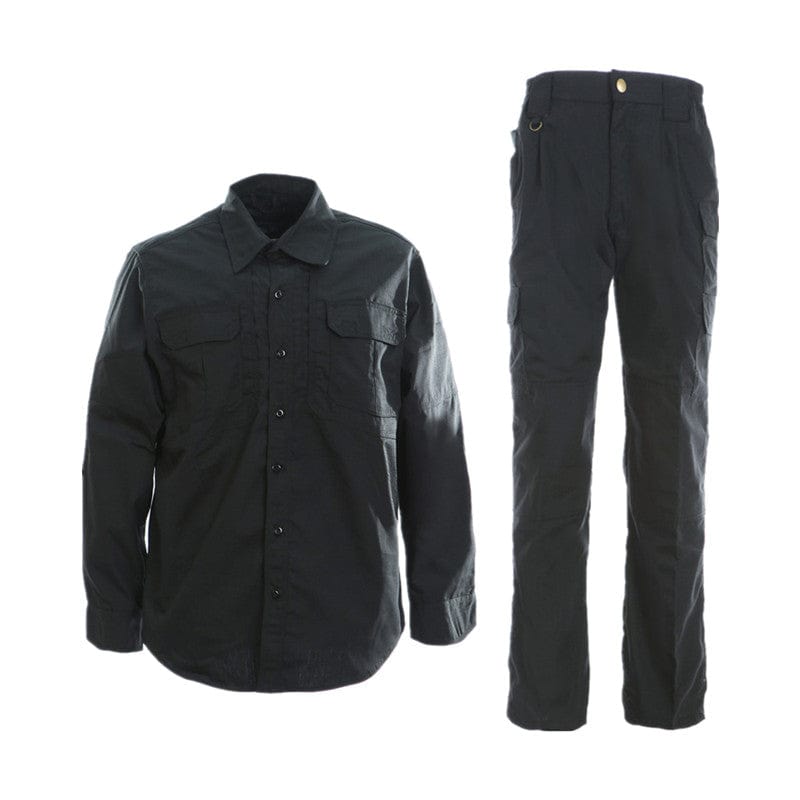 YUSHOW Men's Military Uniform Multicam Tactical Long Sleeve Shirt and Pants Set