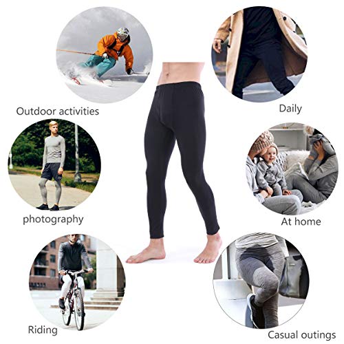 YUSHOW Men Traditional Long Johns Thermal Underwear Pants Male Warm Leggings Size 2X-Large