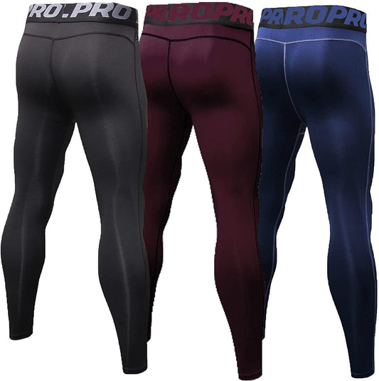 YUSHOW Men Workout Set Compression Shirt and Pants Male Sports Tight Base Layer Suit