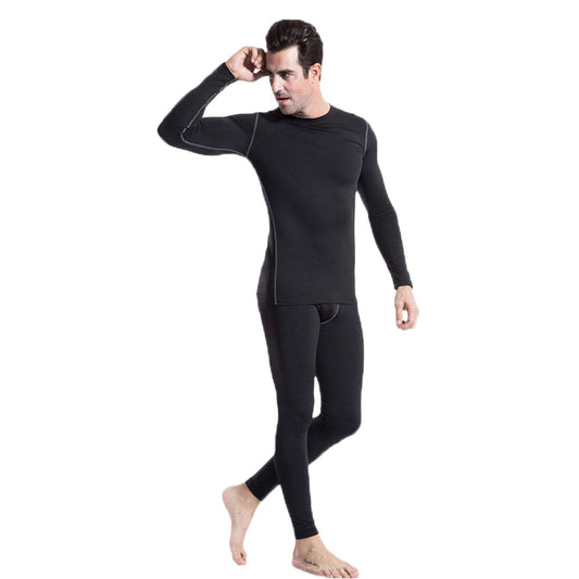 YUSHOW Men Thermal Underwear Fleece Lined Male Base Layer Long Johns Set Size 3XL