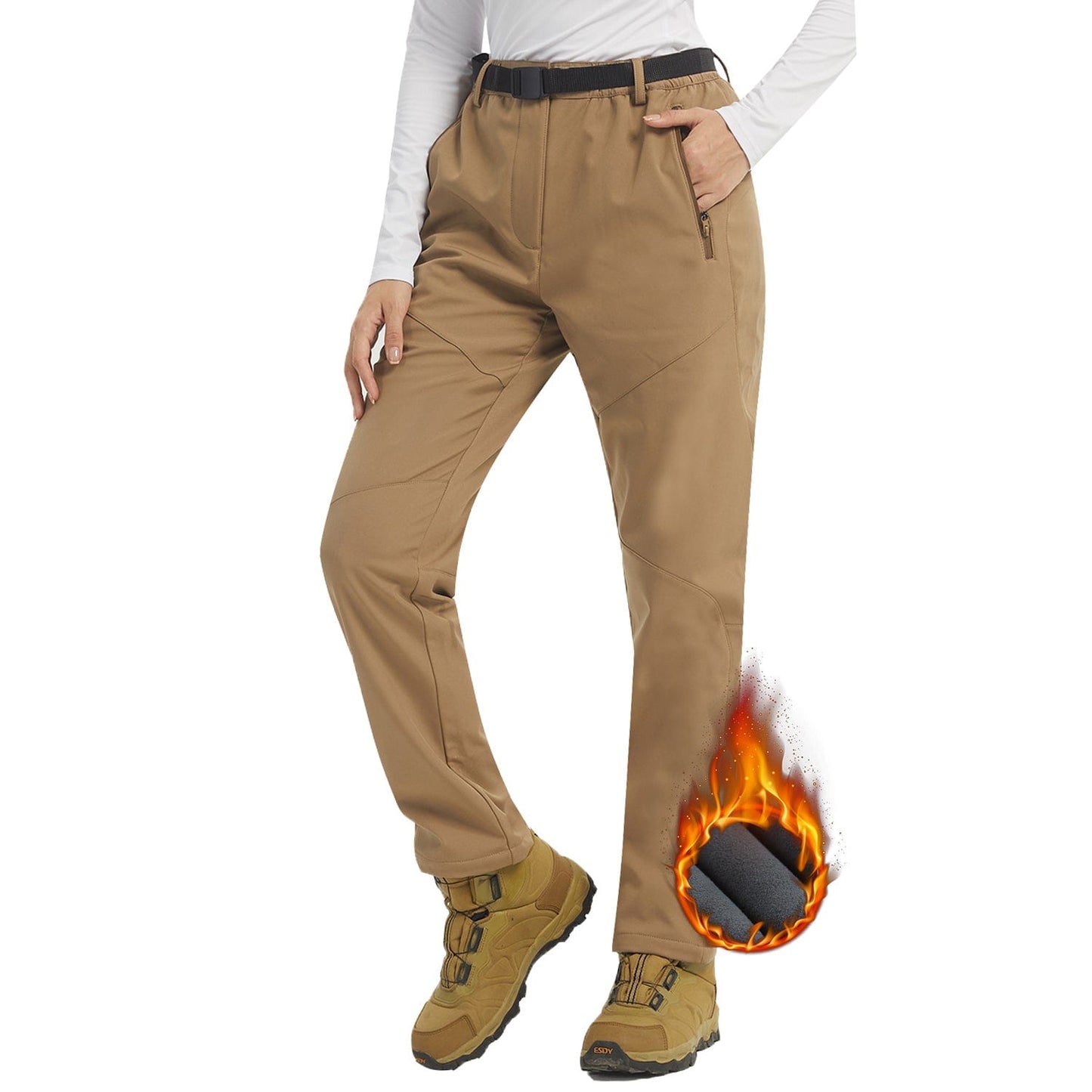 YUSHOW Wmoen's Snow Pants Winter Waterproof Outdoor Pants