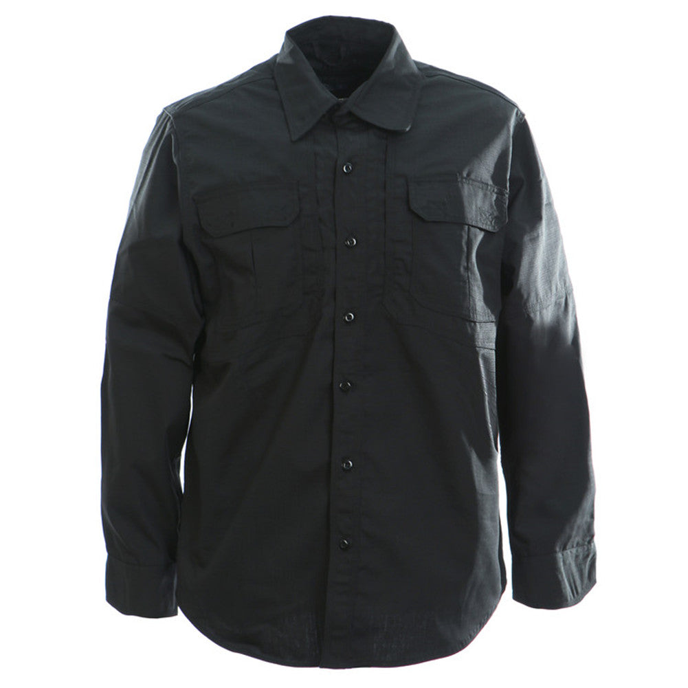YUSHOW Men's Military Shirt Breathable Tactical Long Sleeve Work Shirt