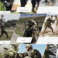YUSHOW Men's Military Uniform Camouflage Combat Jacket & Pants Set