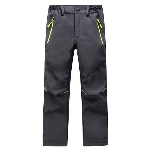 YUSHOW Kids Winter Fleece Lined Waterproof Hiking Pants