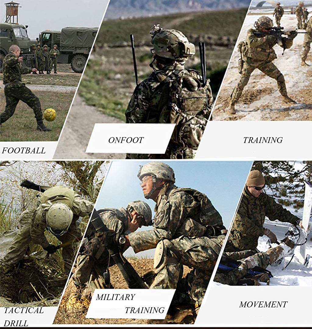 YUSHOW Men's Military Tactical Shirt Camo Rapid Assault Combat Shirts