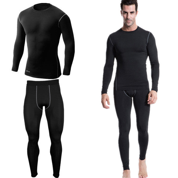 YUSHOW Men Thermal Underwear Set Winter Male Base Layer Soft Long Johns Size 3XL