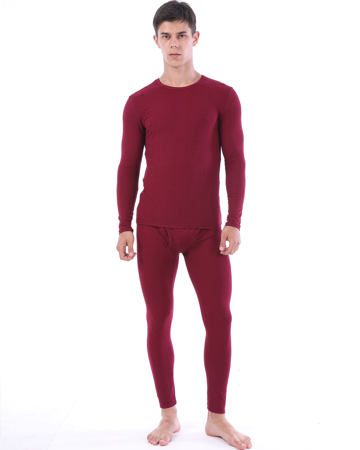 YUSHOW Men Thermal Underwear Set Winter Top & Bottom Ultra Soft Male Long John Set Size 2X-Large
