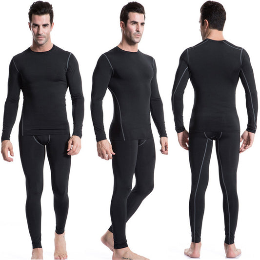 YUSHOW Men Thermal Underwear Set Winter Male Base Layer Soft Long Johns Size 3XL