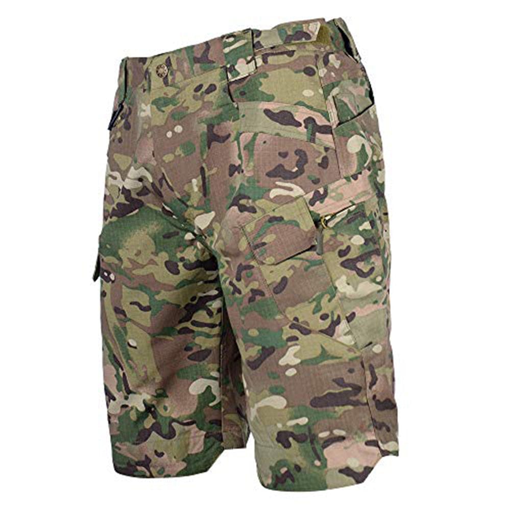 YUSHOW Men's Tactical Shorts Hiking Military Camo Outdoor Cargo Shorts