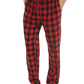 YUSHOW 2 Pack Men's Flannel Plaid Pajama Pants for Men Male Lounge PJ BottomsSize M
