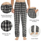 YUSHOW 2 Pack Men's Flannel Plaid Pajama Pants for Men Male Lounge PJ BottomsSize M