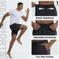 Men's Athletic Shorts Mesh Workout Gym Activewear 5'' Inseam Shorts with Pockets