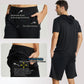 YUSHOW 2 Pack Mens 2 in 1 Running Workout Shorts Quick Dry Athletic Shorts with Liner and Pockets