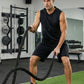 Men's 2 Piece Summer Outfits Sleeveless Hoodie and Gym Shorts Set Breathable Mesh Workout Set