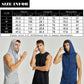 YUSHOW 3 Pack Mens Active Workout Hoodie Tank Tops Sleeveless Quick Dry Running Muscle Shirts