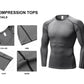 YUSHOW Men's 3-Pack Long Sleeve Compression Workout Shirts, Quick-Dry & Moisture-Wicking