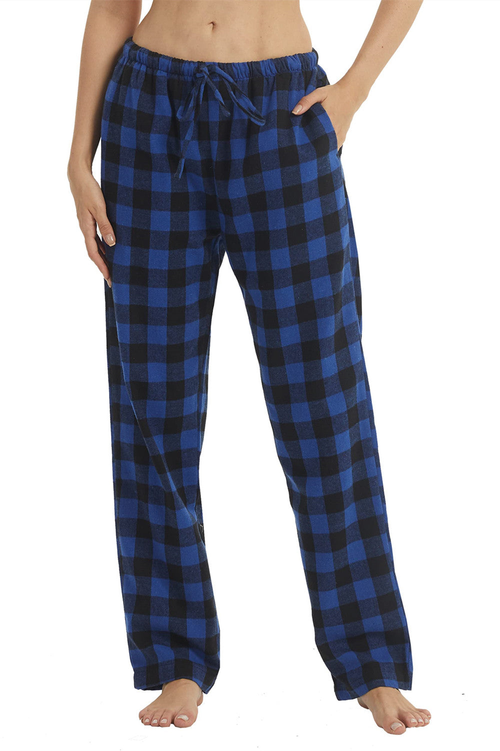 YUSHOW Womens Flannel Pajama Pants for Women Soft Plaid Pj Bottoms Lounge Pj Pants