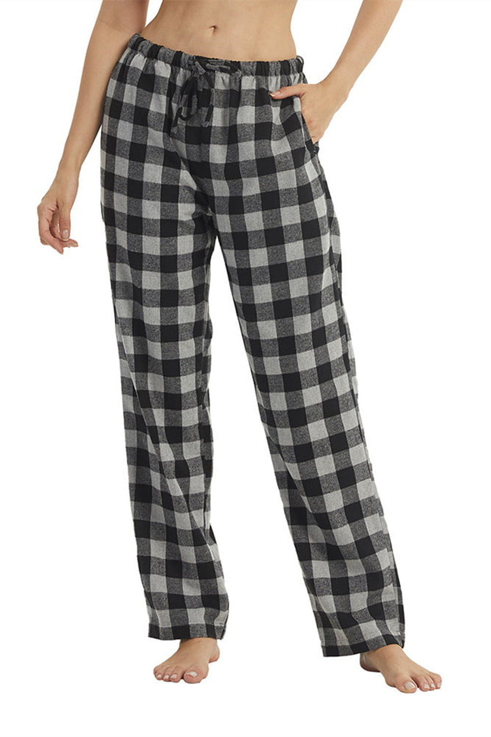 YUSHOW Womens Flannel Pajama Pants for Women Soft Plaid Pj Bottoms Lounge Pj Pants