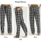 YUSHOW Womens Flannel Pajama Pants for Women Soft Plaid Pj Bottoms Lounge Pj Pants