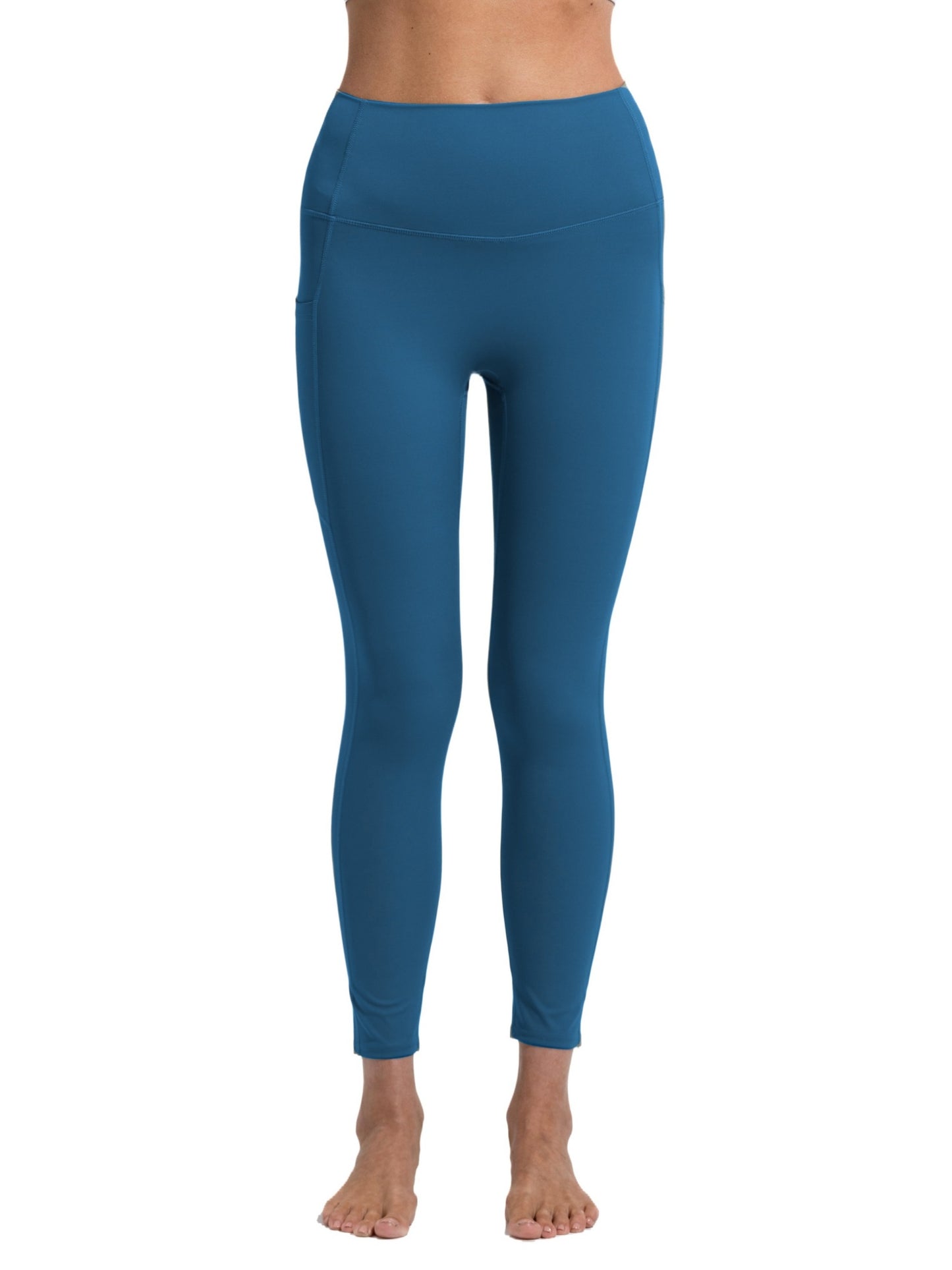 Women's High Waist Yoga Leggings with Pockets Tummy Control Workout Tights