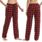 YUSHOW Womens Flannel Pajama Pants for Women Soft Plaid Pj Bottoms Lounge Pj Pants