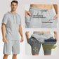 YUSHOW 2 Pack Mens 2 in 1 Running Workout Shorts Quick Dry Athletic Shorts with Liner and Pockets