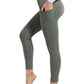 Women's High Waist Yoga Leggings with Pockets Tummy Control Workout Tights