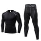 YUSHOW Mens Thermals Underwear Set Thin Wicking Base Layer Crew Neck Long Johns