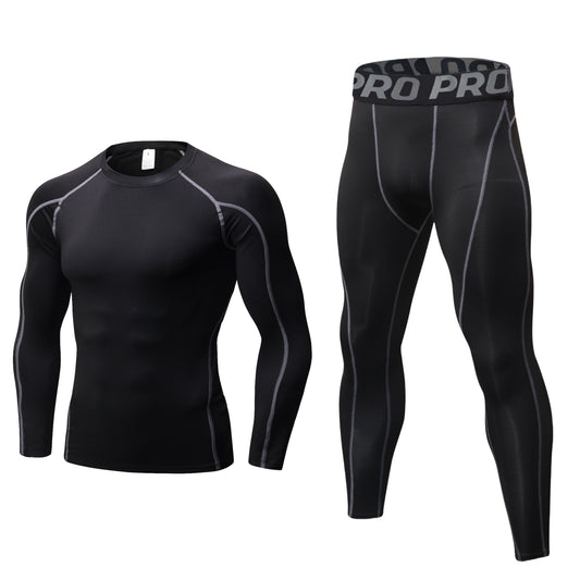 YUSHOW Mens Thermals Underwear Set Thin Wicking Base Layer Crew Neck Long Johns