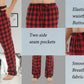 YUSHOW Men Flannel Pajama Pants Cotton Soft Plaid Lounge Pjs Bottoms with Pockets