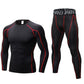 YUSHOW Mens Thermals Underwear Set Thin Wicking Base Layer Crew Neck Long Johns