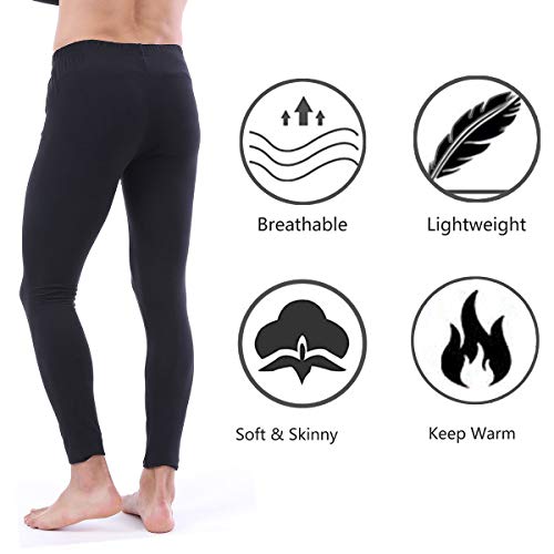 YUSHOW Men Traditional Long Johns Thermal Underwear Pants Male Warm Leggings Size 2X-Large