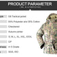 YUSHOW Men's Military Tactical Camo Jacket Outdoor Hunting Hooded Coat